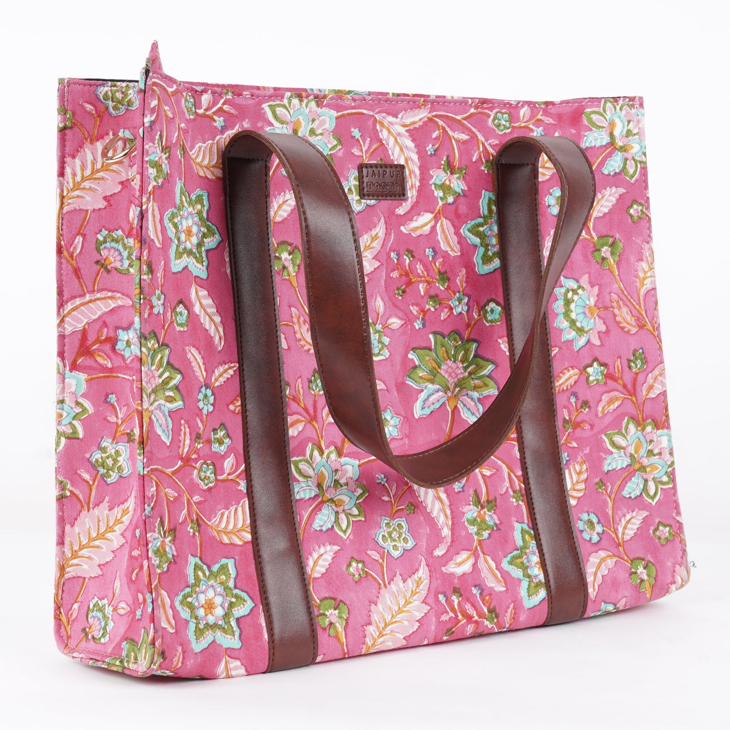 Pink Blush Structured Tote Bag