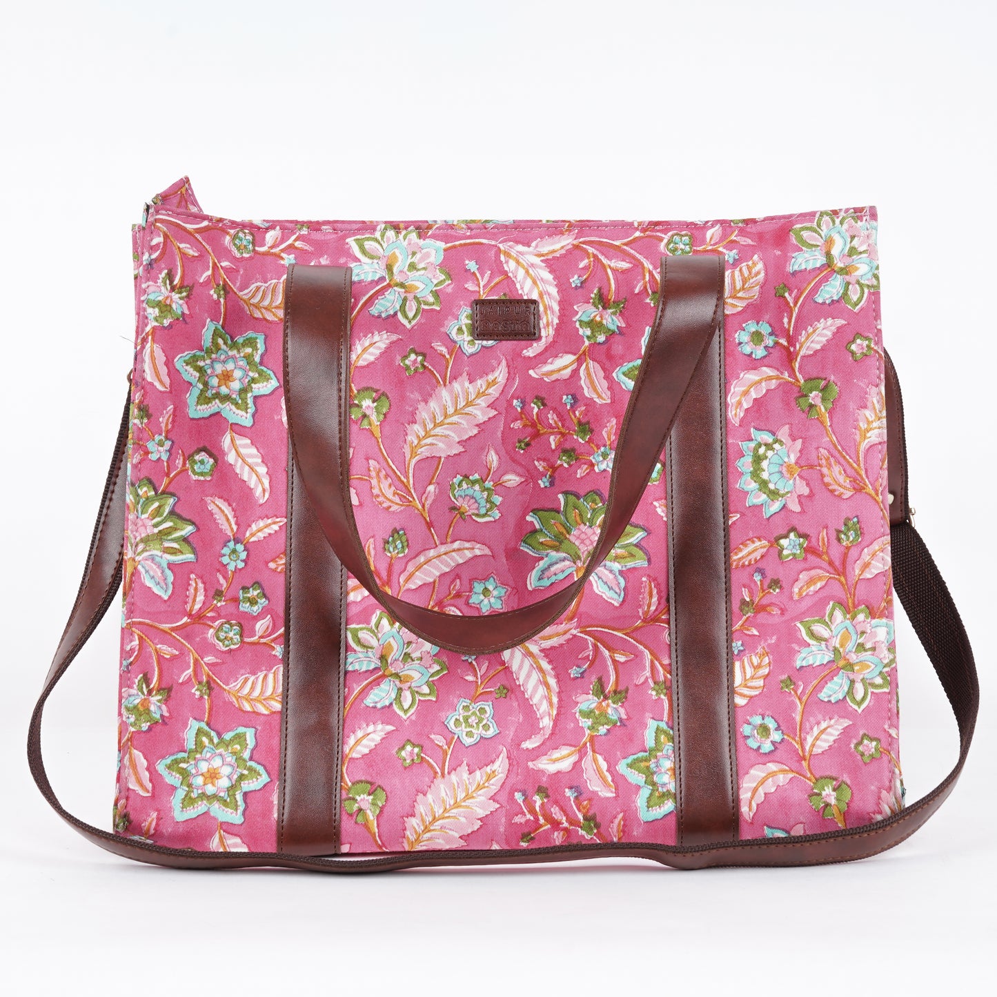 Pink Blush Structured Tote Bag