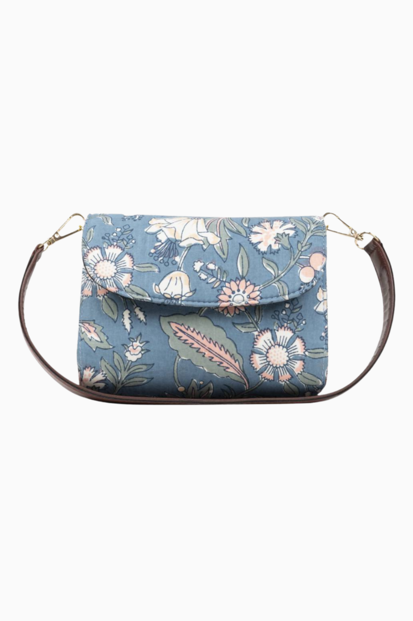 Floral Fantasy Blockprinted Box Bags