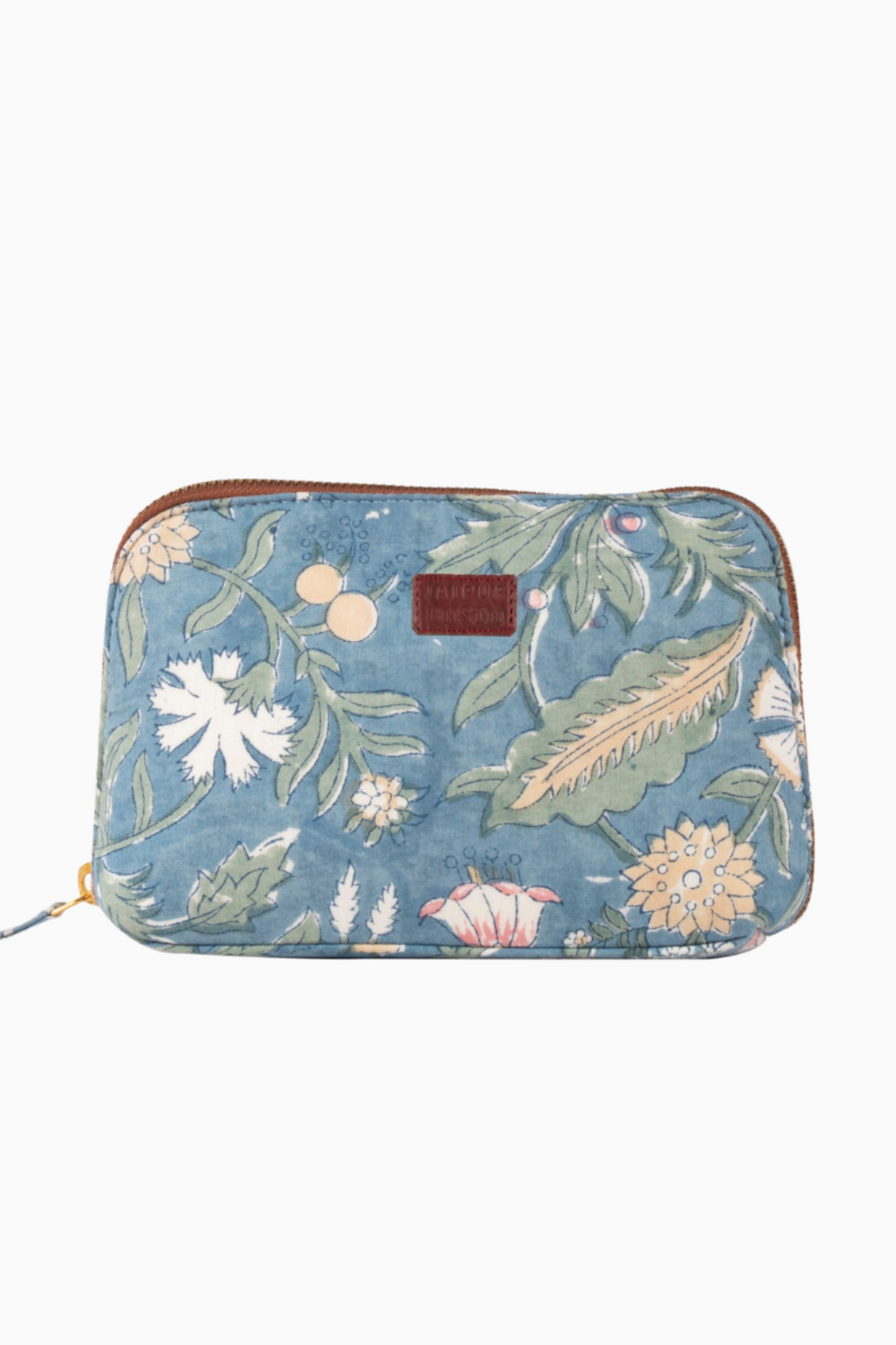 Floral Fantasy Blockprinted Pouches