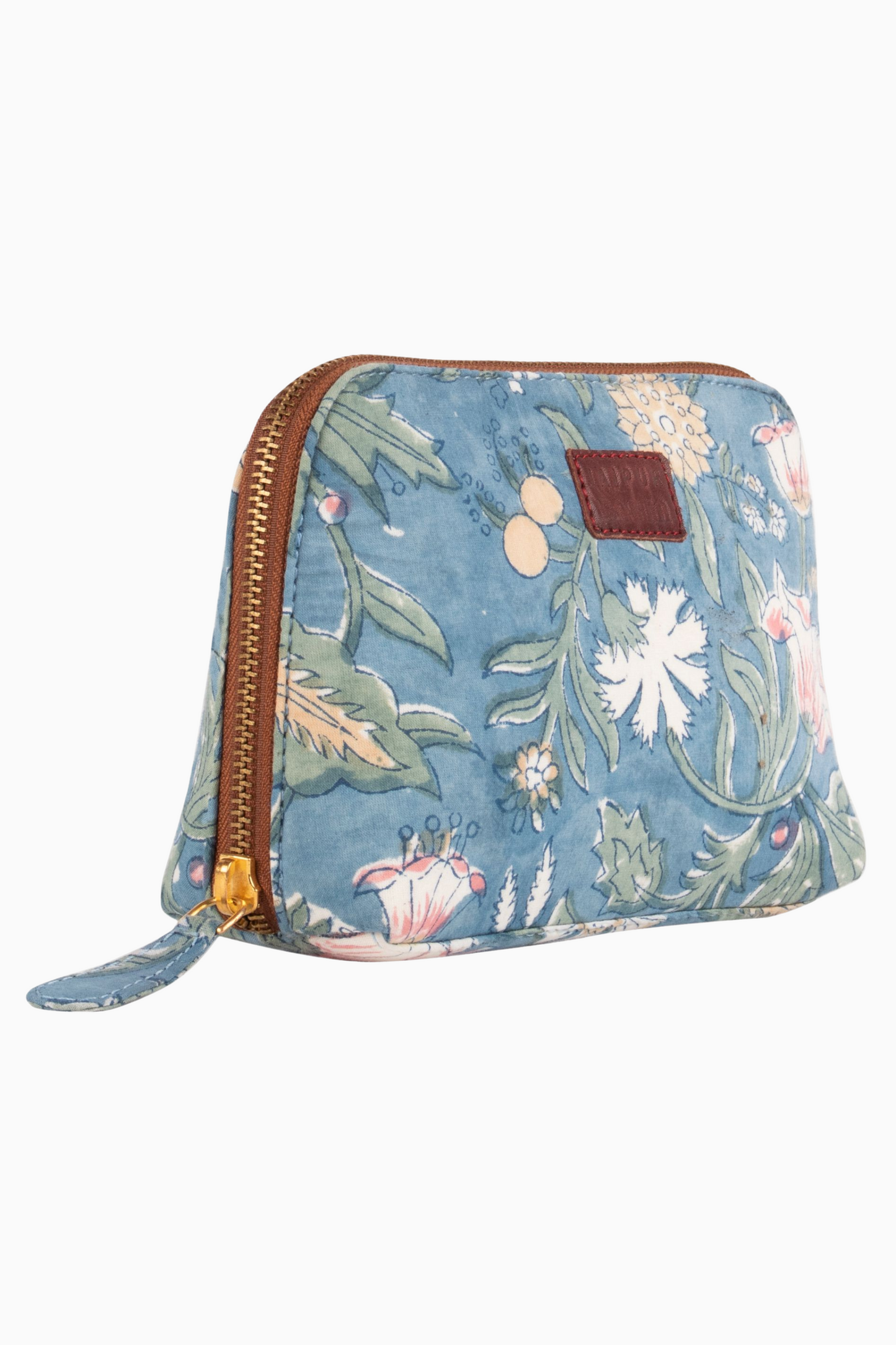 Floral Fantasy Blockprinted Pouches