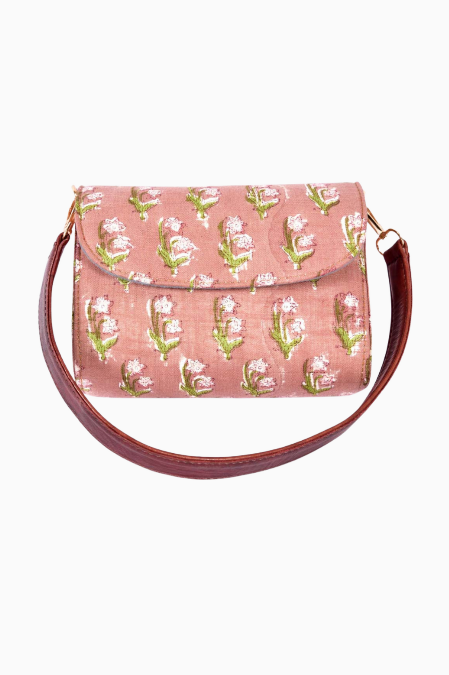 Rose Rud Blockprinted Box Bags