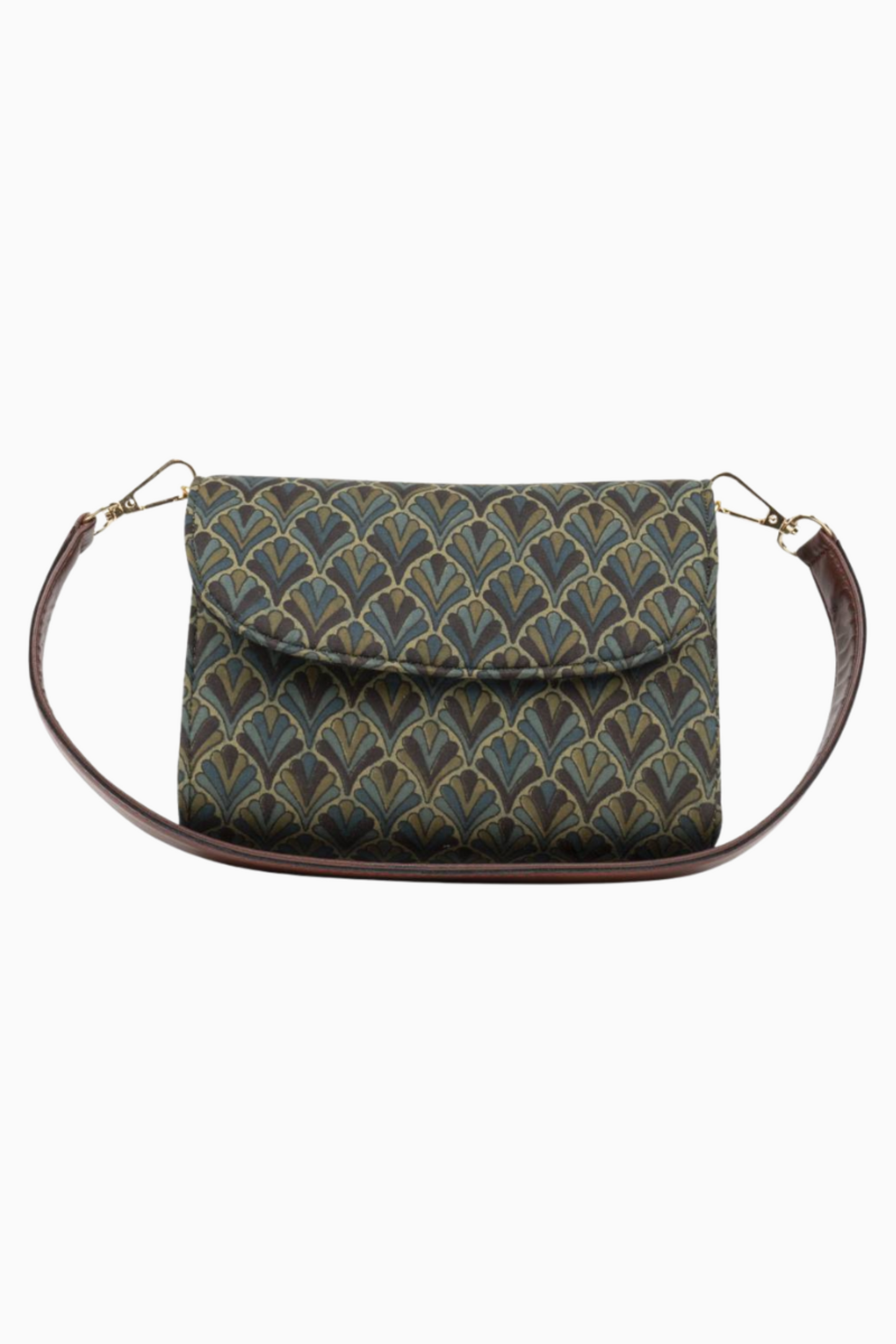 Olive Mist Blockprinted Box Bags