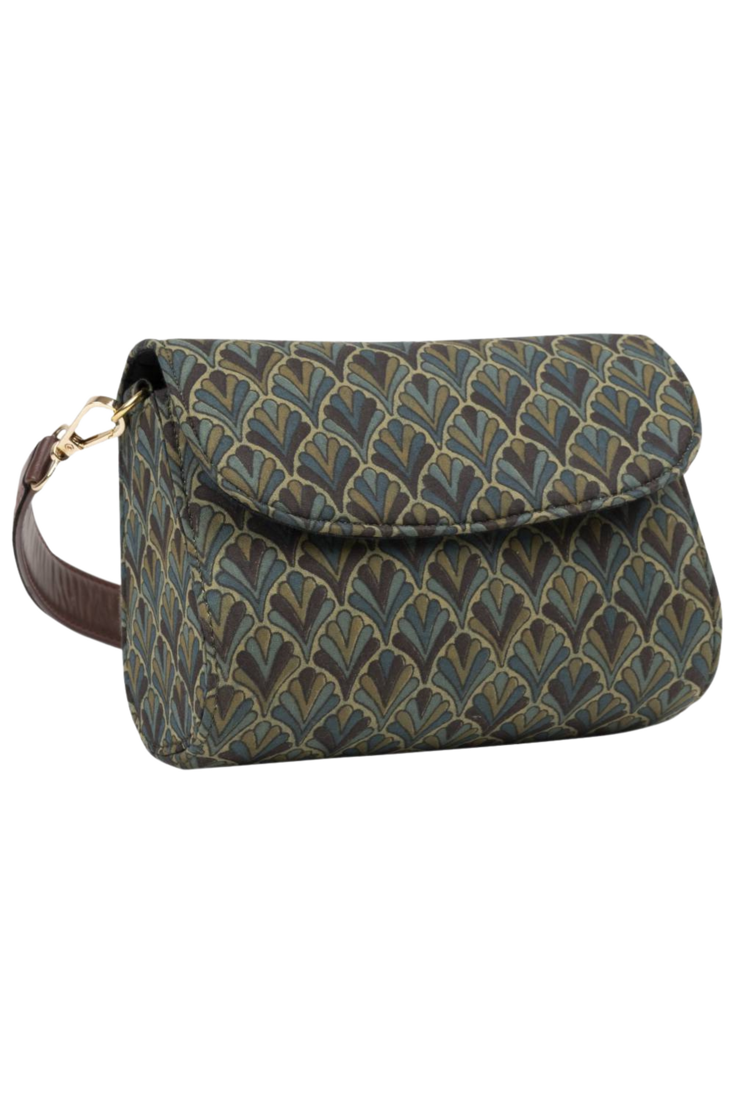 Olive Mist Blockprinted Box Bags