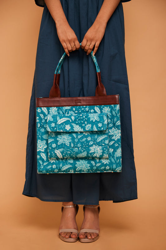 Aqua Blue Classic Tote Bag