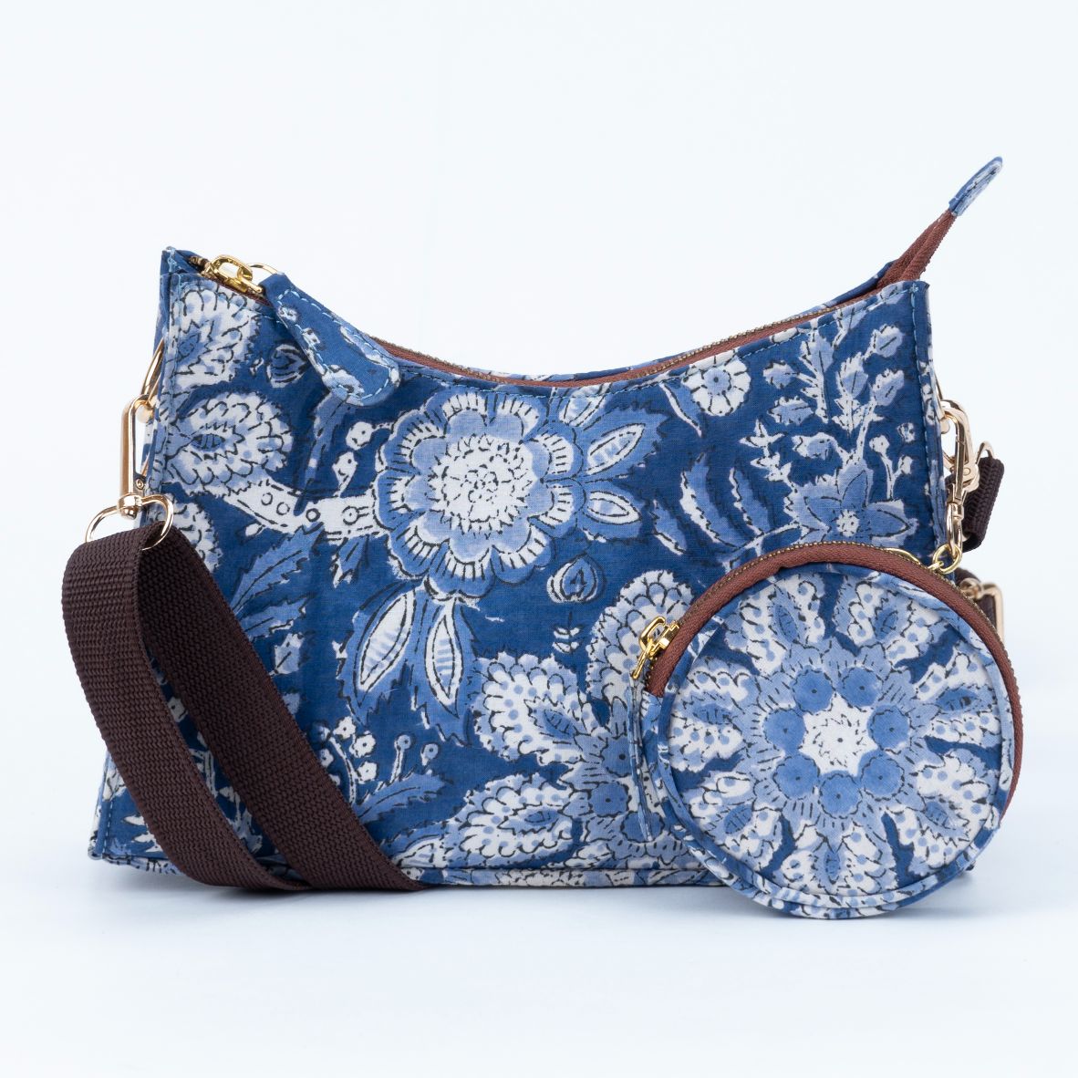 Summer Breeze Blockprinted Cross Body Bags