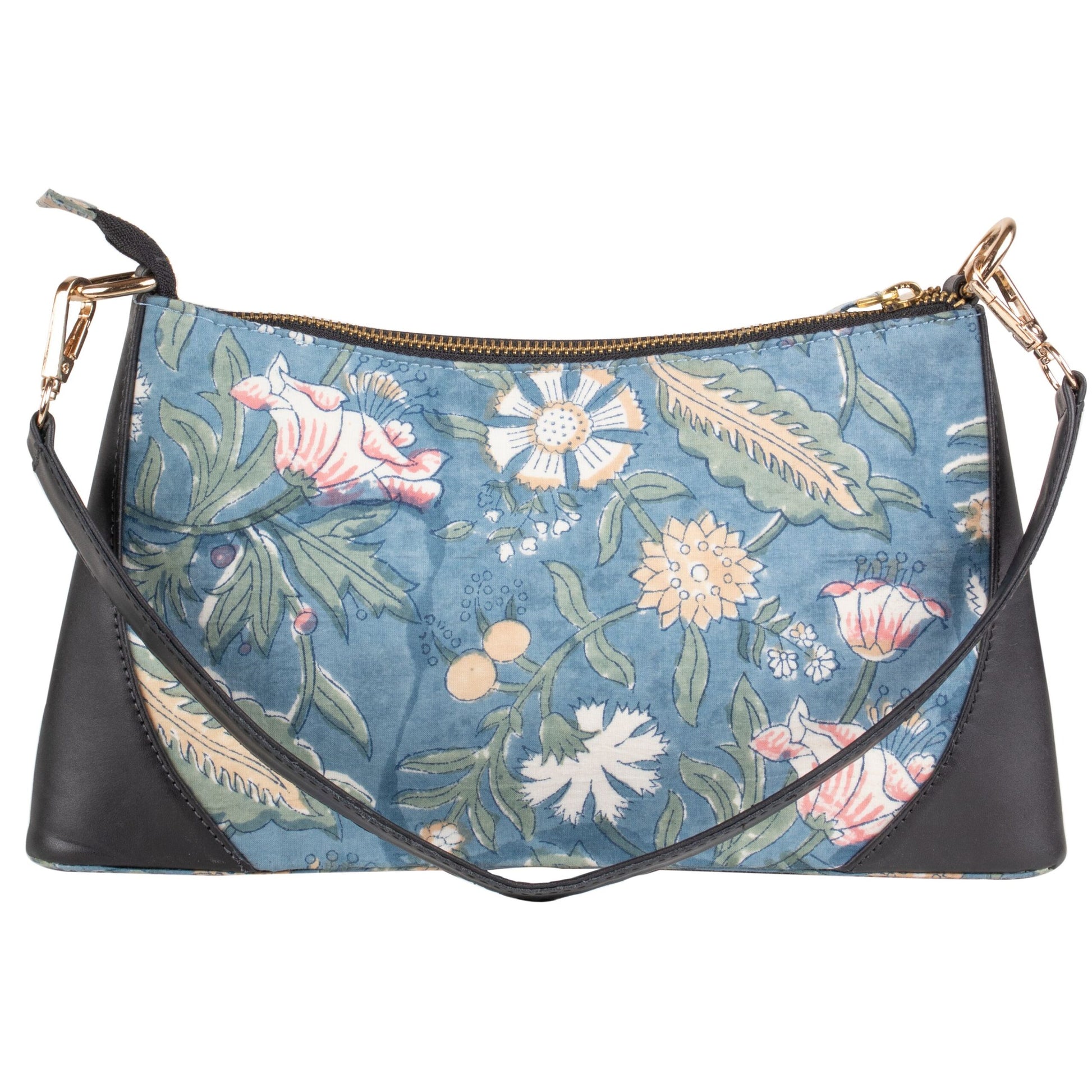 Floral Fantasy Blockprinted Mini Bagutte