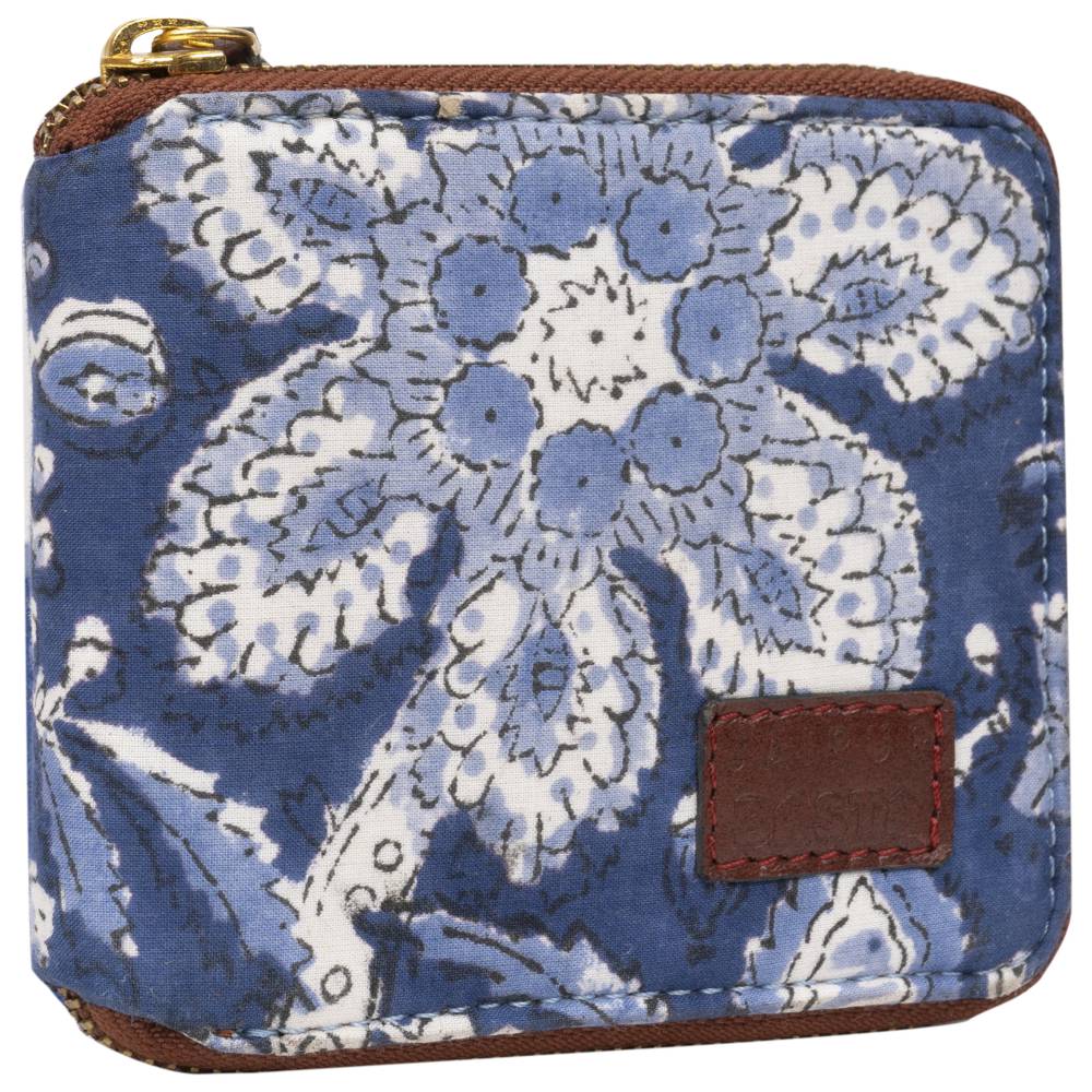 Summer Breeze Blockprinted Wallet