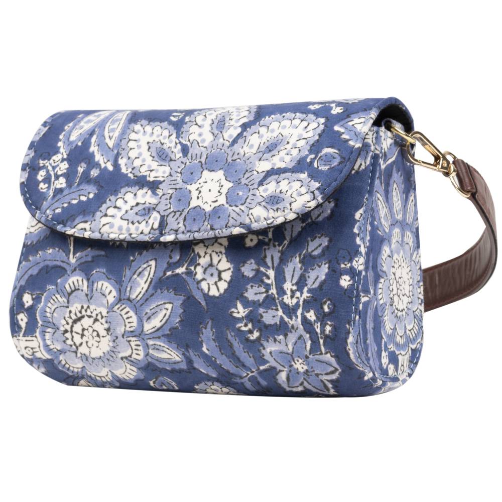 Summer Breeze Blockprinted Satchel Bags