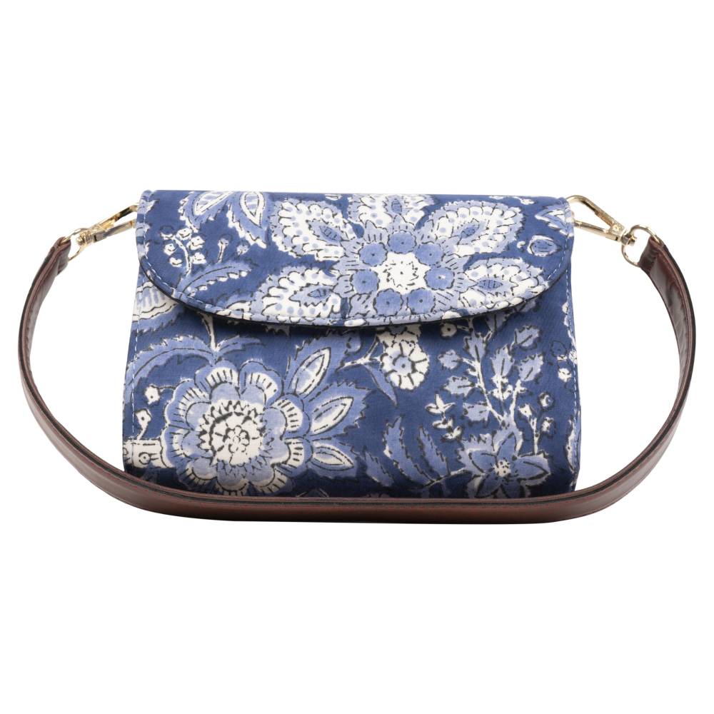 Summer Breeze Blockprinted Satchel Bags