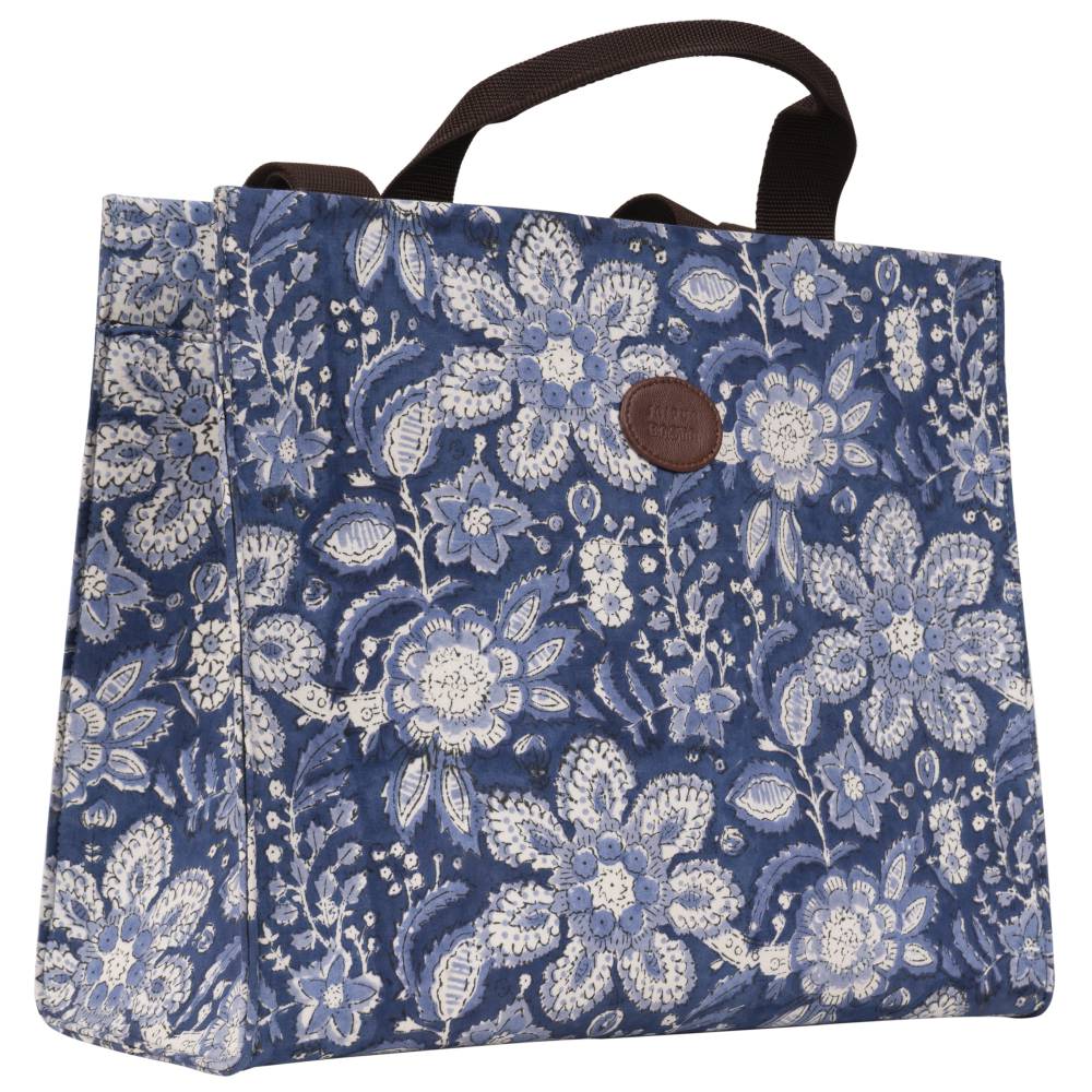 Summer Breeze Blockprinted Shopper Tote