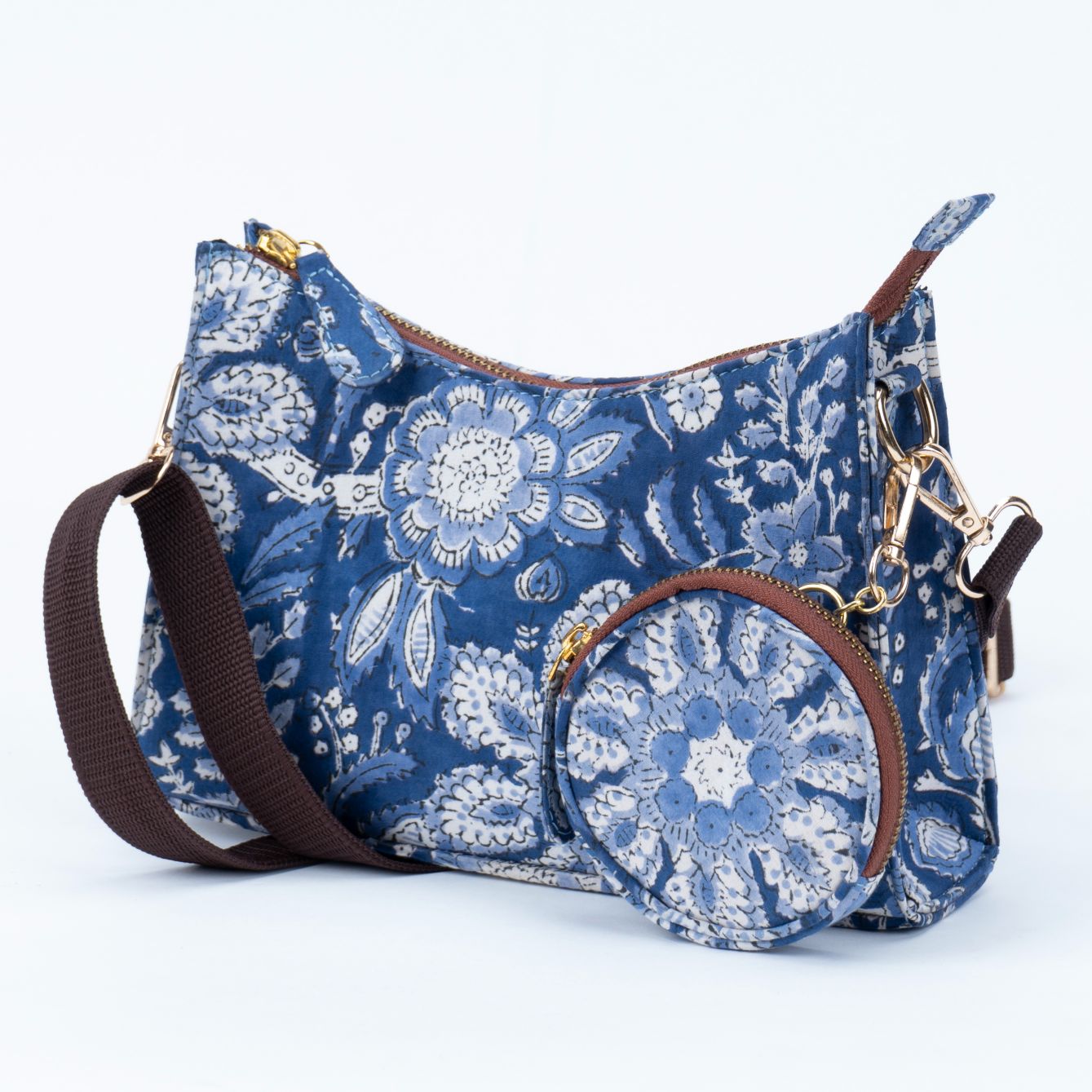 Summer Breeze Blockprinted Cross Body Bags