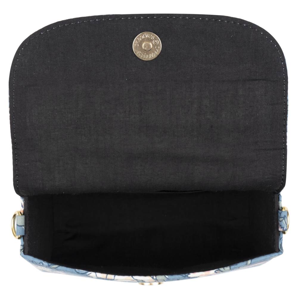 Floral Fantasy Blockprinted Satchel Bags