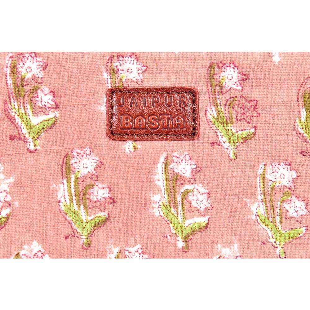Rose Rud Blockprinted Pouches