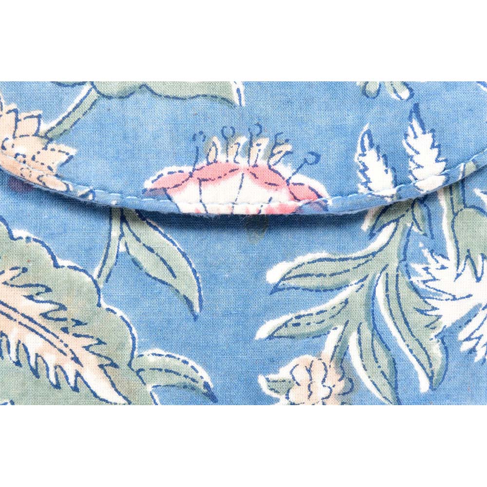 Spring morning Blockprinted Cross Body Bags