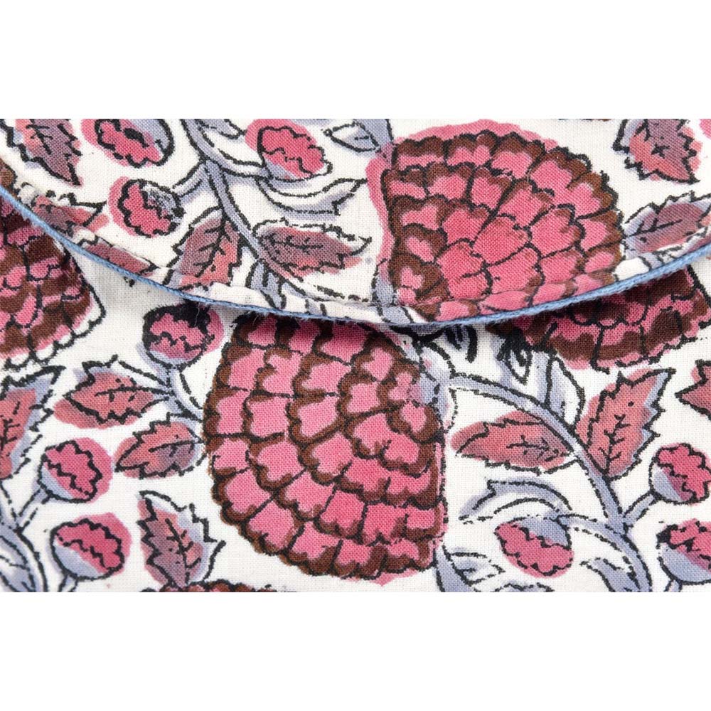 Rosewood Blockprinted Cross Body Bags