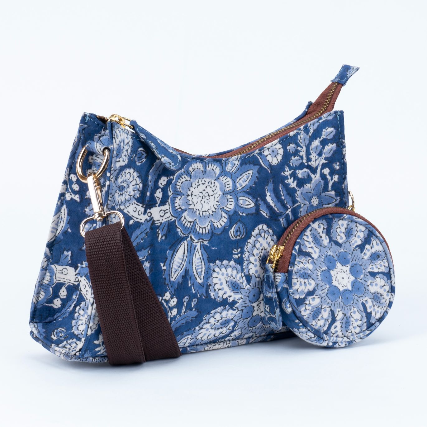 Summer Breeze Blockprinted Cross Body Bags