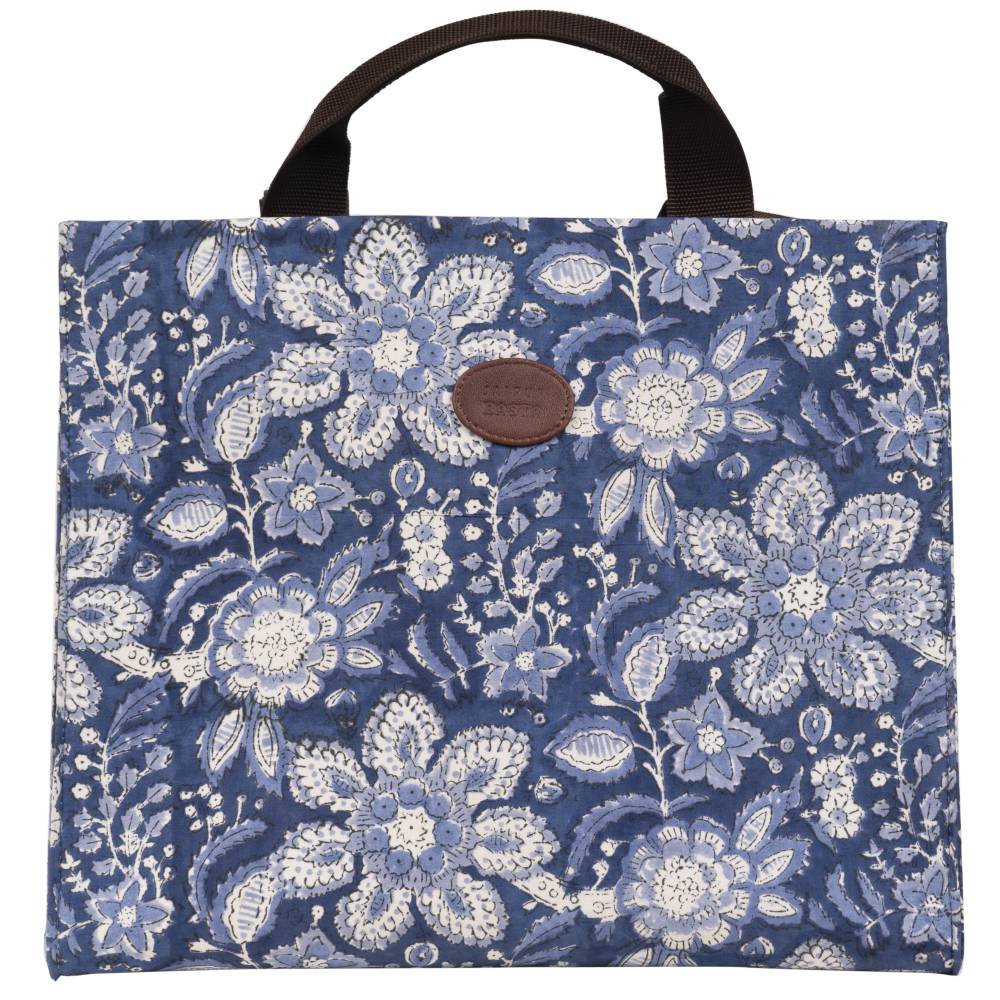 Summer Breeze Blockprinted Shopper Tote