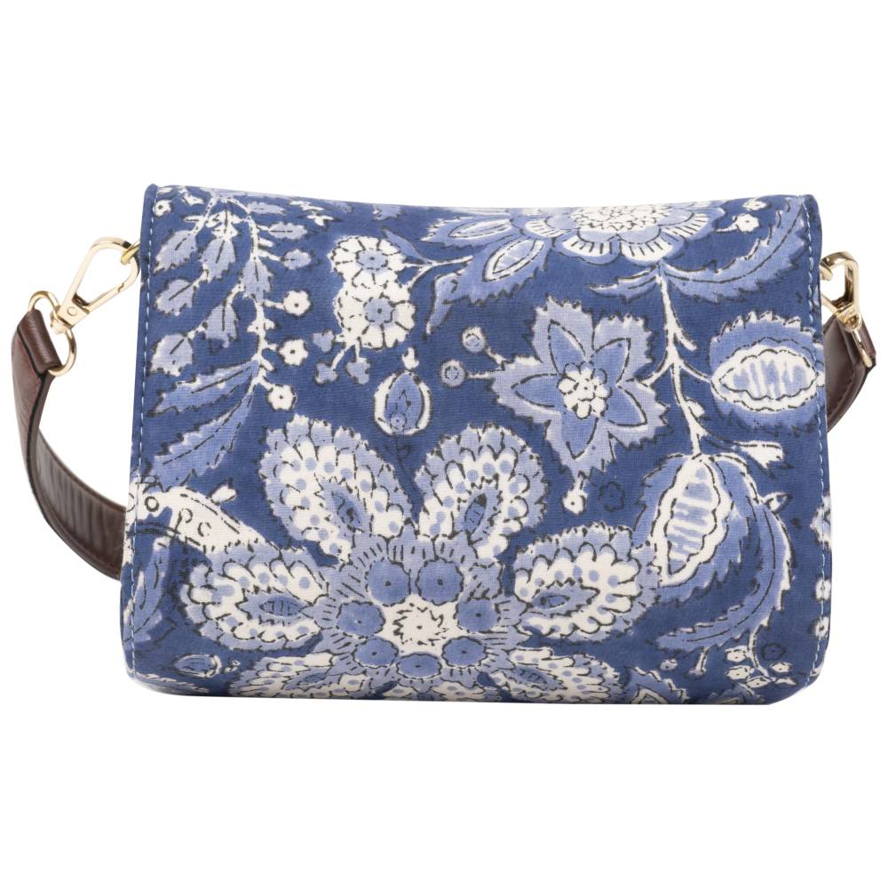 Summer Breeze Blockprinted Satchel Bags