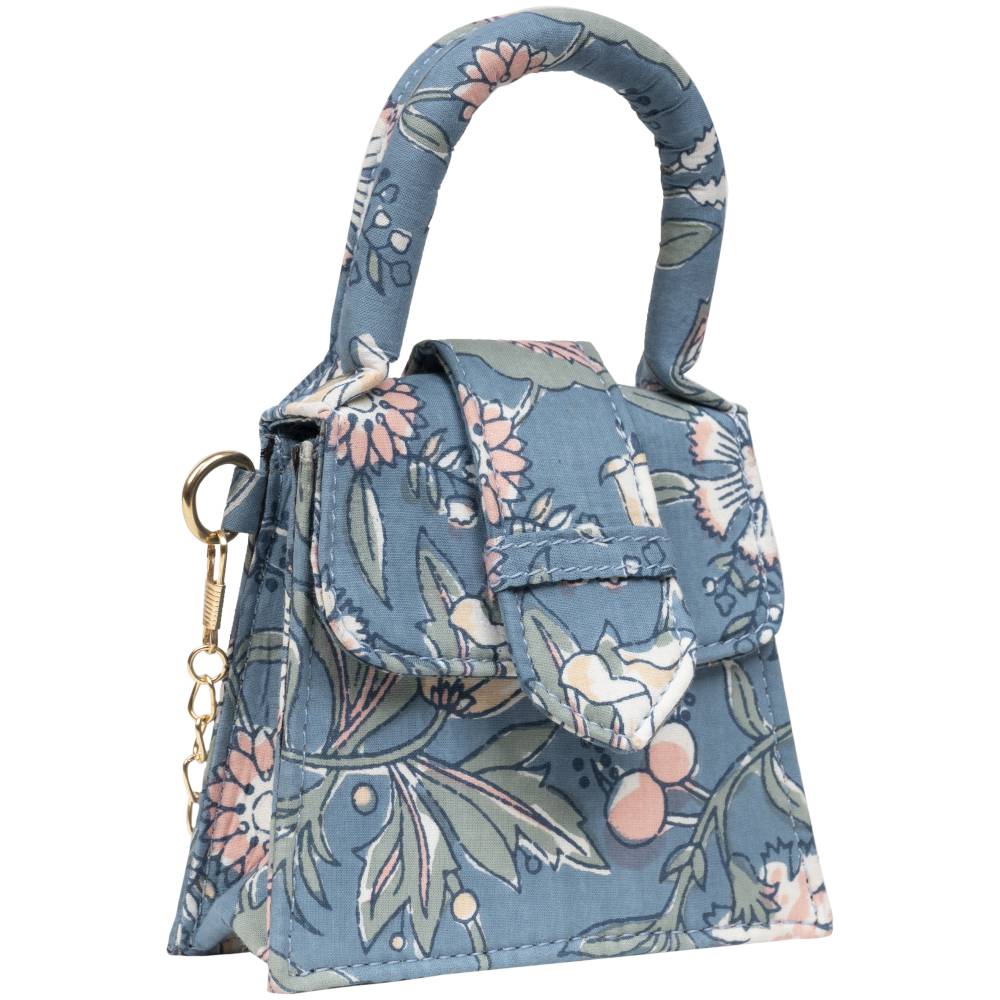 Floral Fantasy Blockprinted Chiq Bag