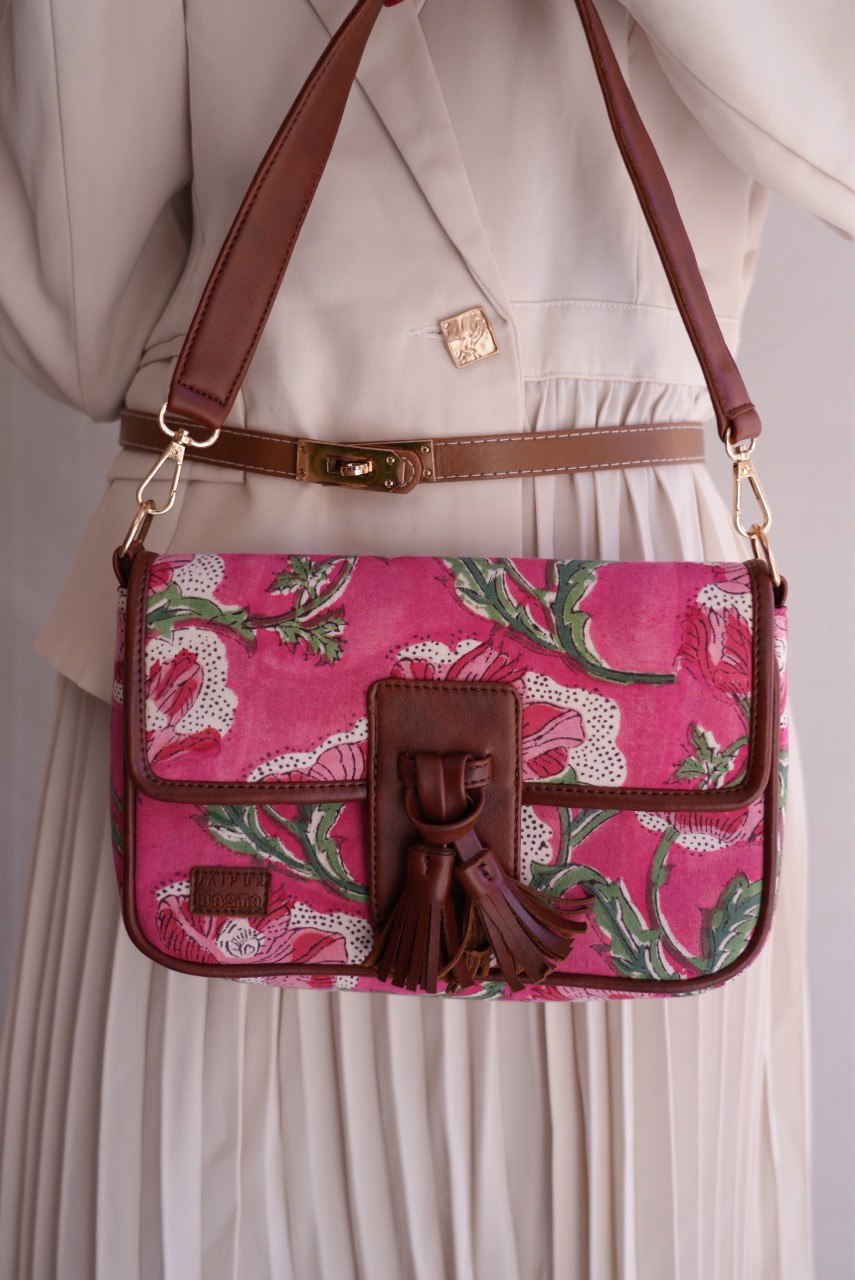 Preety In Pink AM-PM Sling Bag